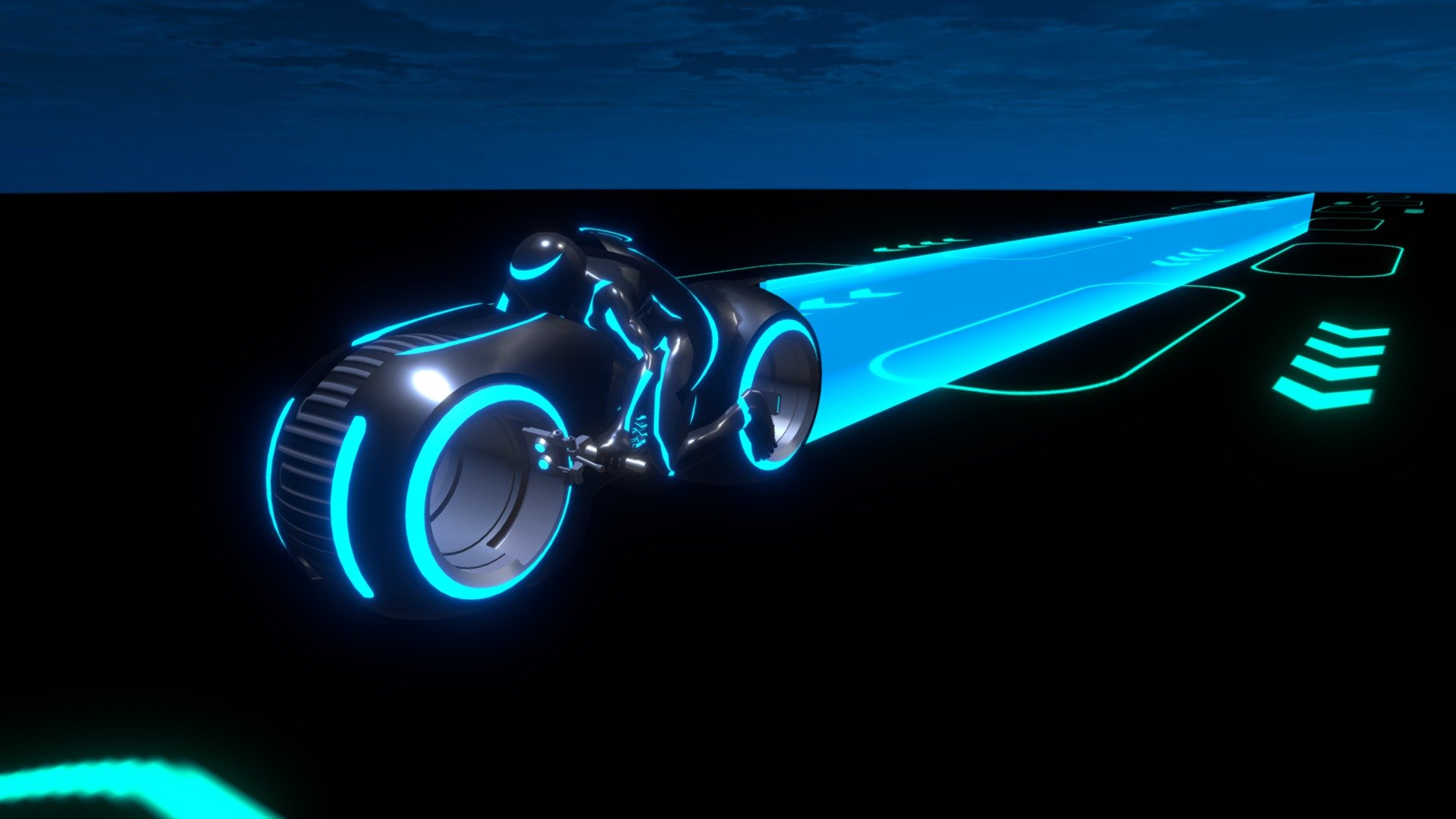 Tron Lightcycle Animation - Buy Royalty Free 3D model by ...