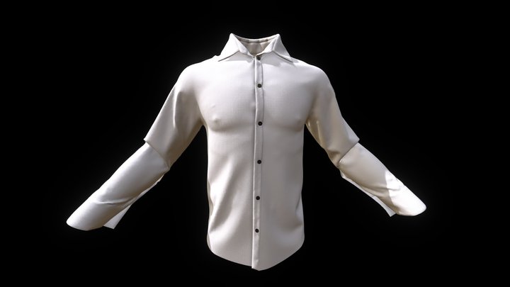 White Shirt 3D Model