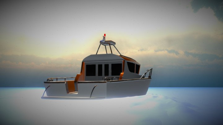 Speedboat 3D Model
