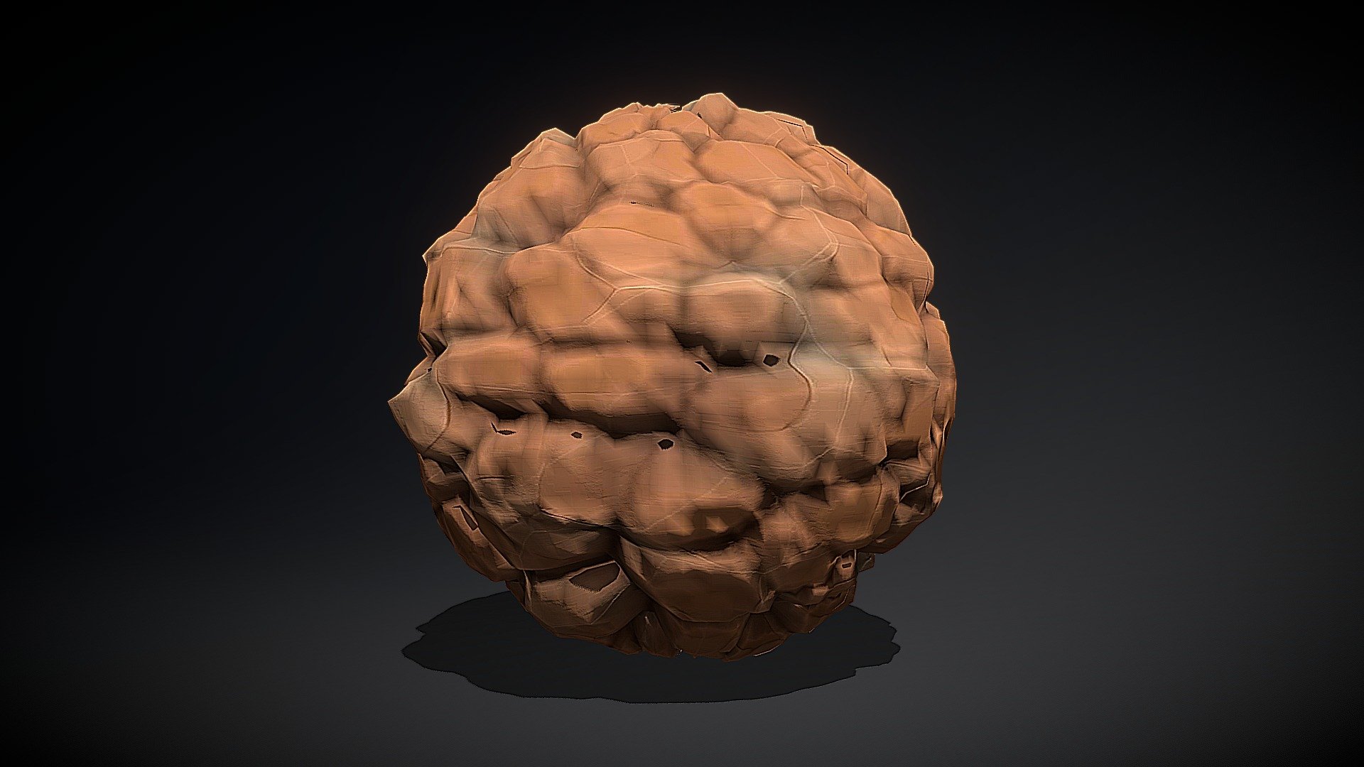 Stylized Ground  Brown