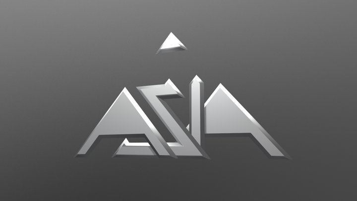 ASIA Logo 3D Model