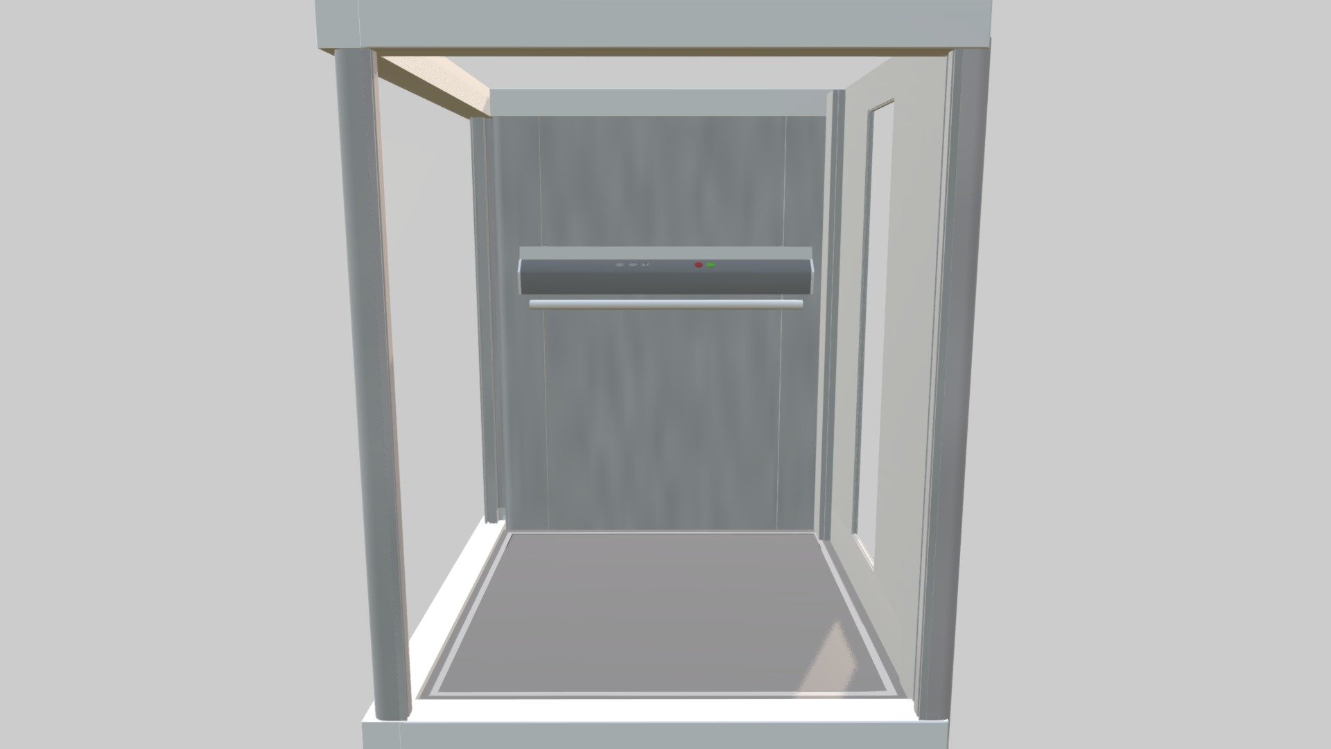 DomoFlex Finishing Panel (RITA - Light Grey) - 3D model by ...