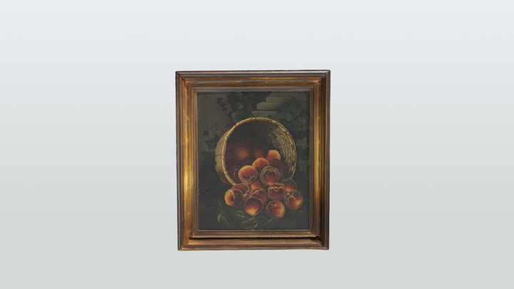 Oil Painting of Peaches - Preview – Modello 3D gratuito STL