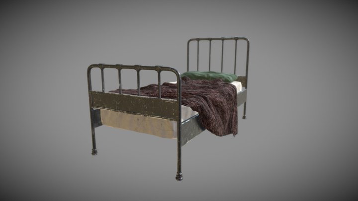 Game asset: Bed 3D Model