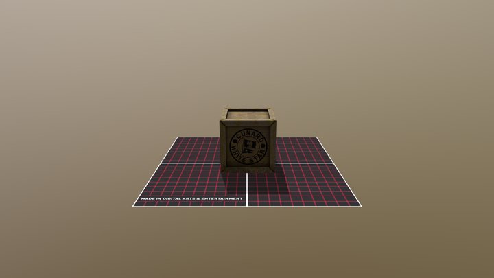 Prop Crate 3D Model