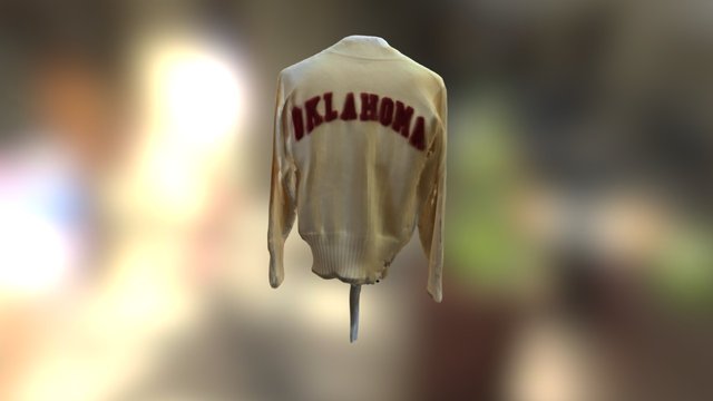 Cheerleader Sweater, 1950s 3D Model
