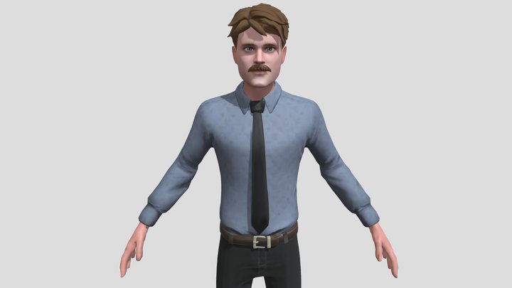 Jim Hopper 2 3D Model