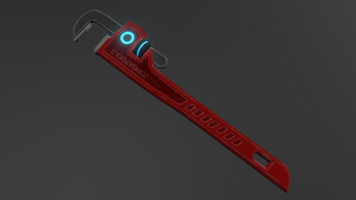 Wrench Melee 3D Model