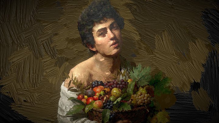 3DGS oil paiting [Boy with a Basket of Fruit] – Modello 3D gratuito STL
