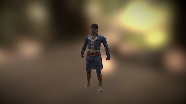 Warrior Idle 3D Model