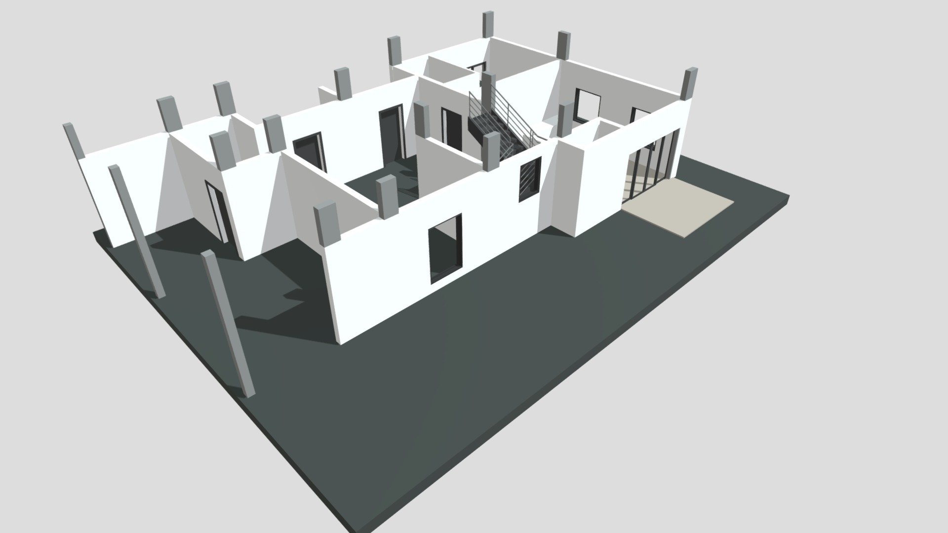 Ground Floor - Proposed - 3D model by echoes95 [991b0f9] - Sketchfab