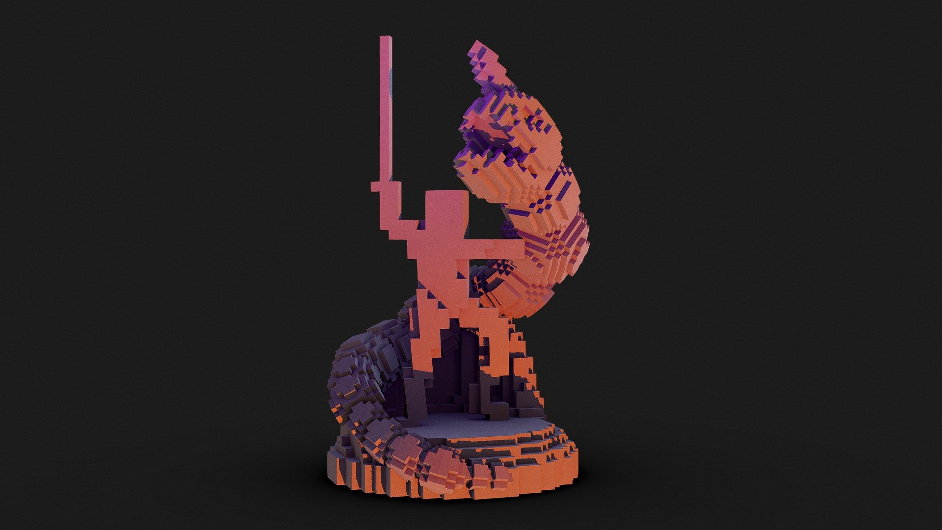 Nidhogg Statue - for 3D printing