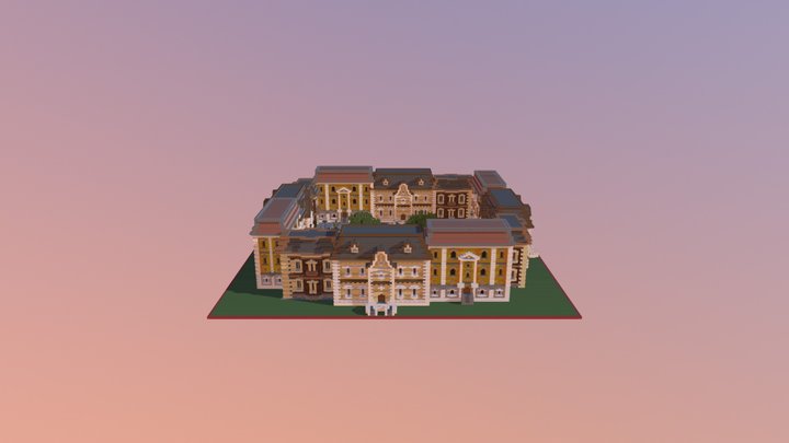 Barock Lobby 3D Model
