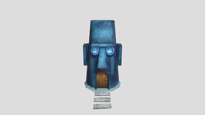patty pursuit  Squidward House 3D Model