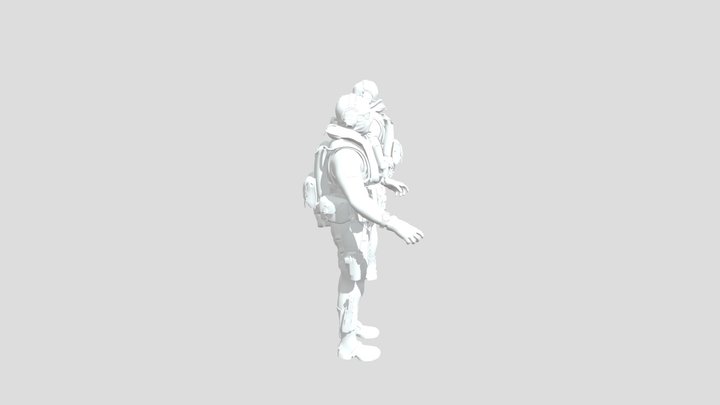 Ghost From Call Of Duty 3D Model