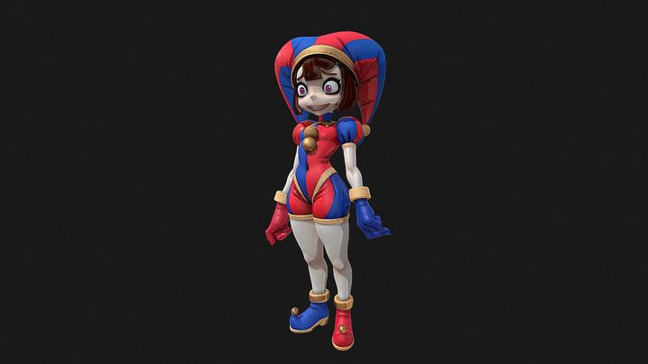 Pomni Digital Circus 3D Model
