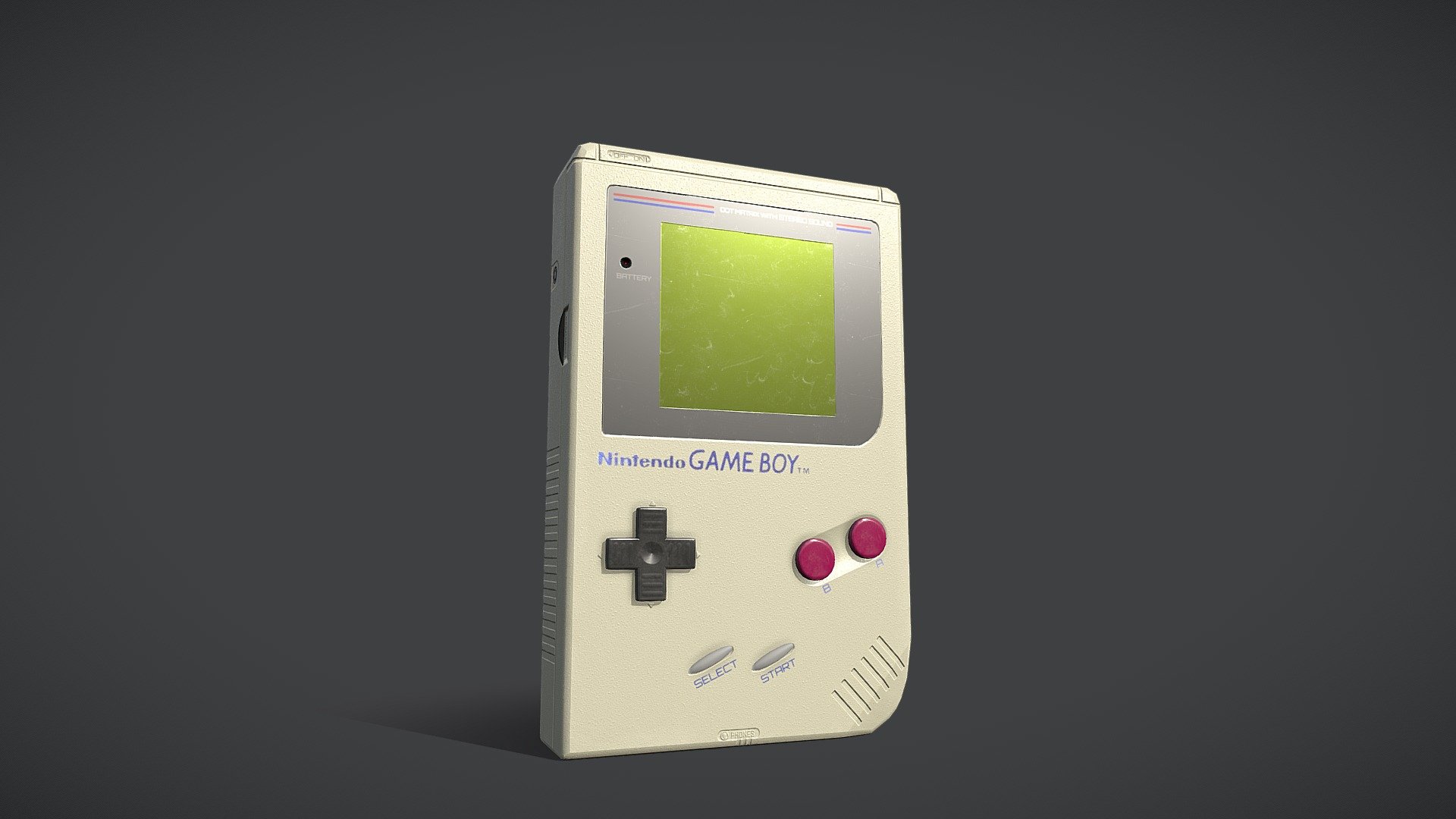 Nintendo GameBoy - Download Free 3D model by FireWolf (@MatthewTheoblad ...