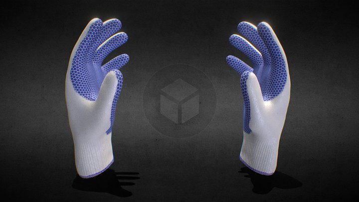 work gloves 3D Model