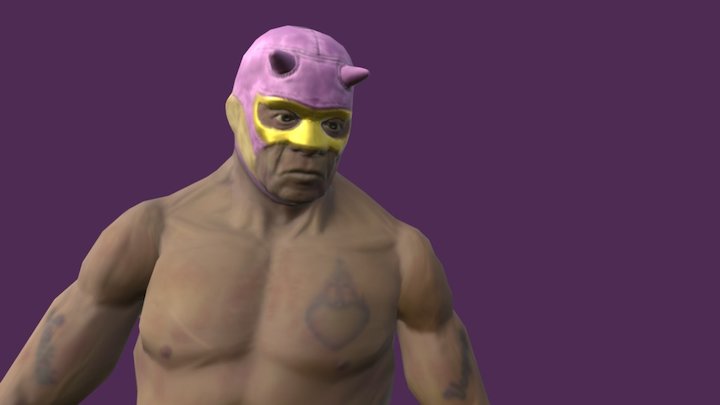 Final Lucha 3D Model