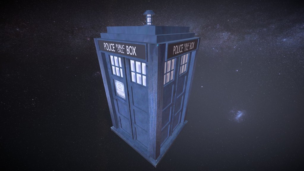 Doctor Who - Tardis — Sketchfab embed 3D viewer