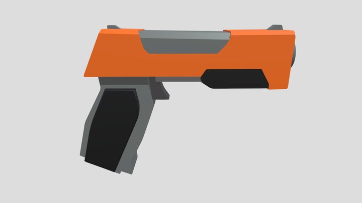 3D Gun FREE 3D Model