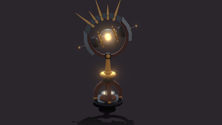 XYZ Homework 06:Coil Lamp 3D Model
