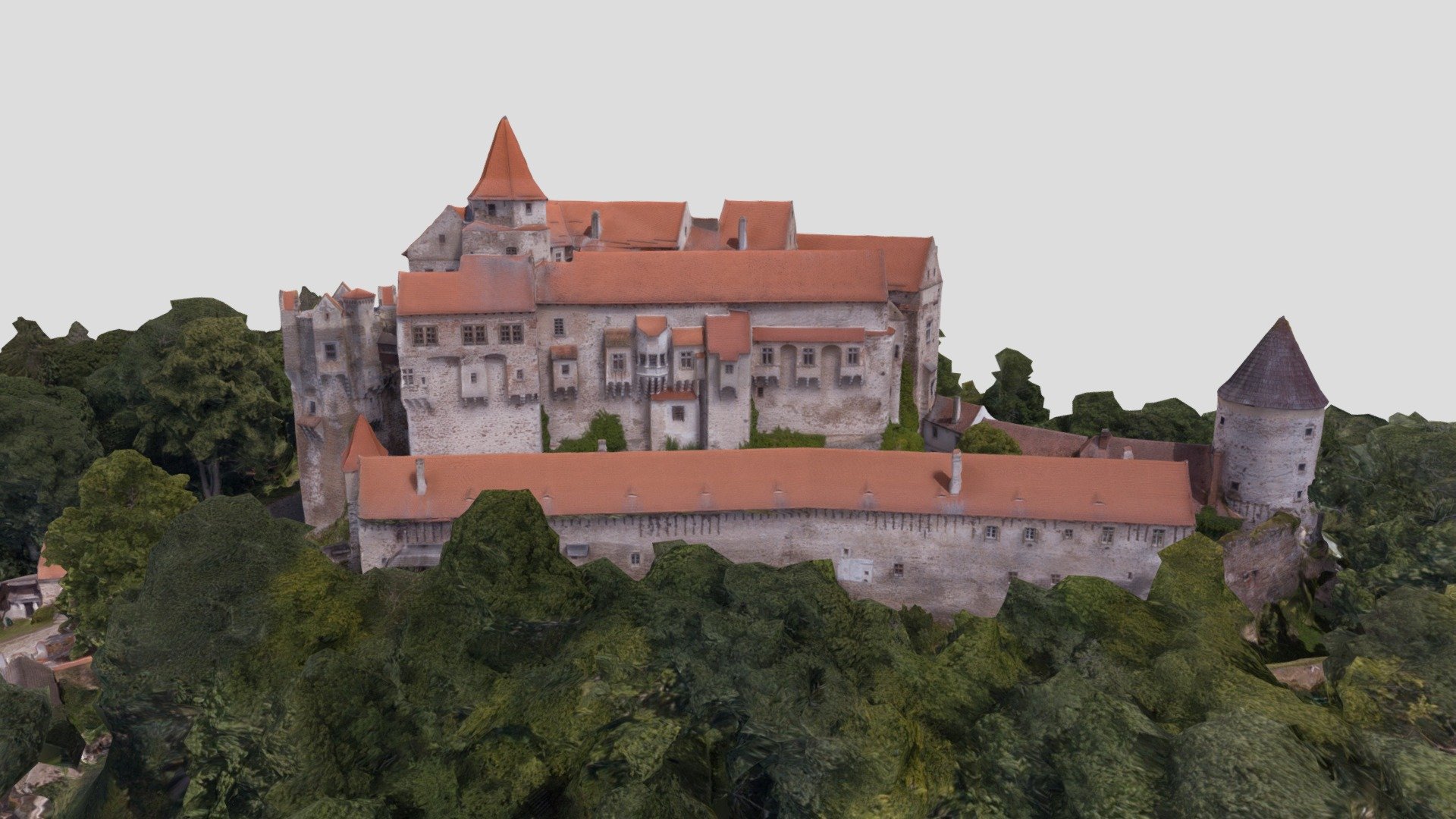 Hrad Pernštejn (Pernstejn Castle) - HQ+ - Download Free 3D model by ...