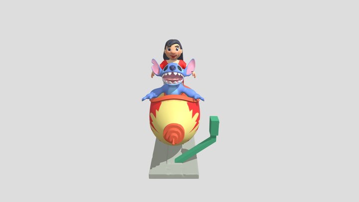 lilo_stitch_fusee 3D Model