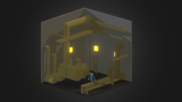 Boiler Room 3D Model