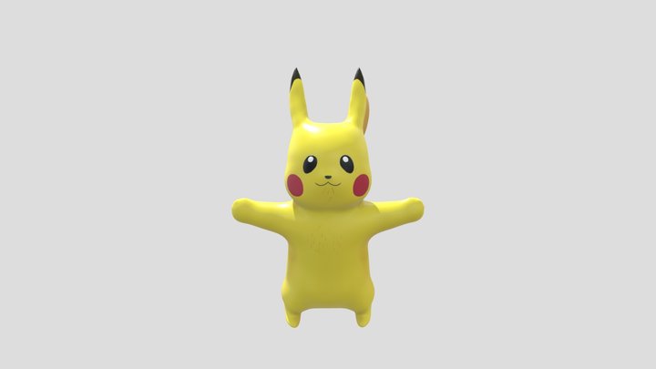 Pikachu Final 3D Model