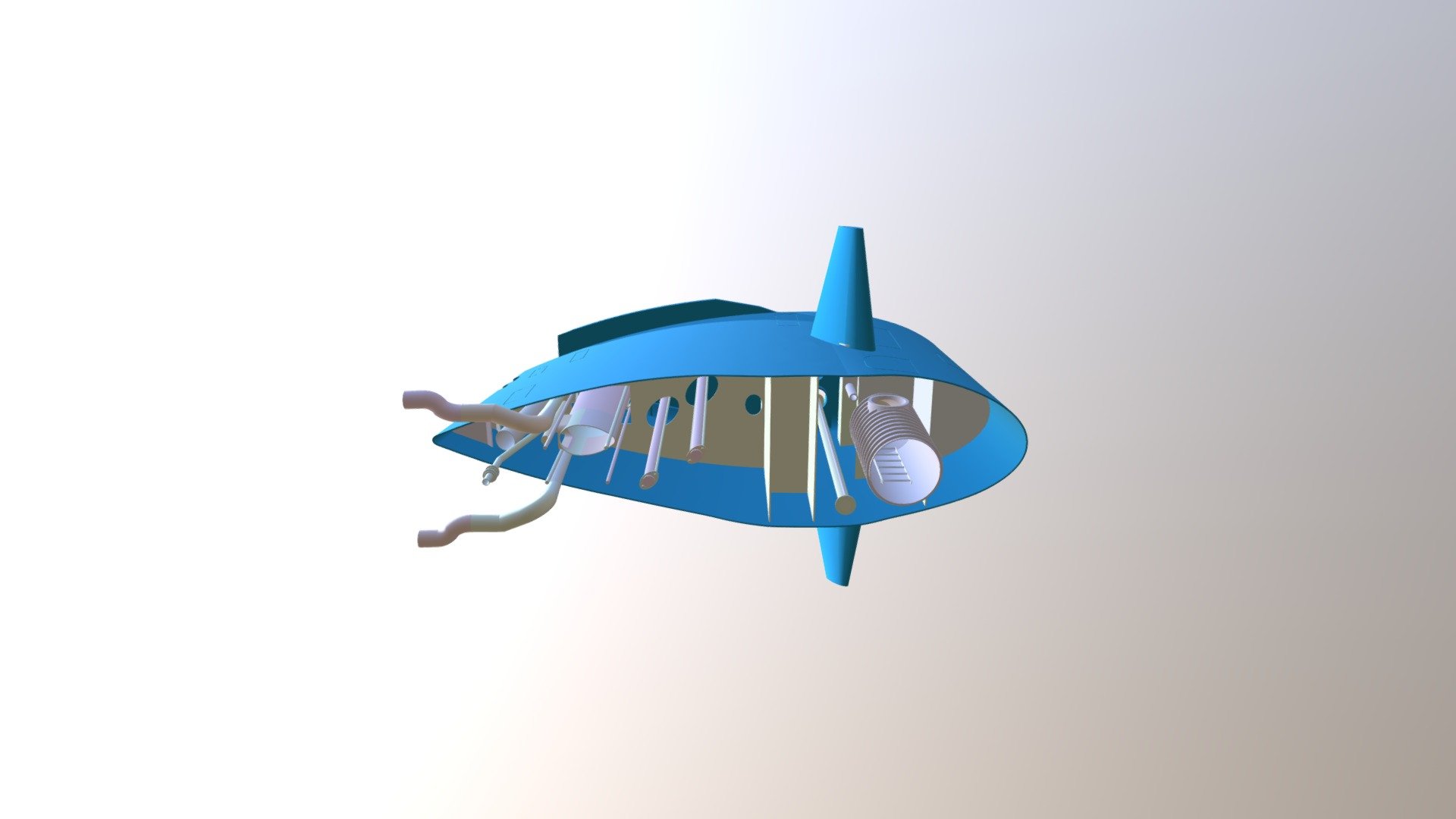 submarine submarino Vela Mast Tr1700-S42 implosi