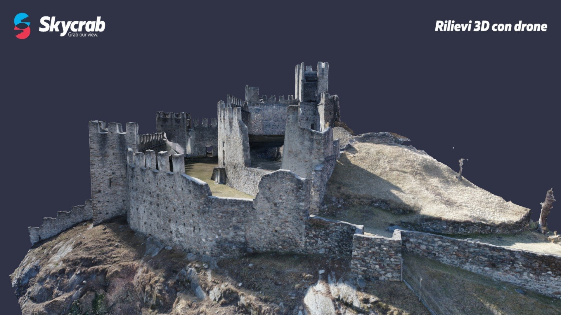 Castello Visconti Venosta - Grosio (SO) - 3D model by Skycrab Academy ...