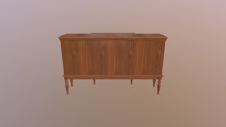 desk2 3D Model