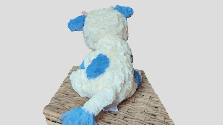Stuffed Cow 3D Model