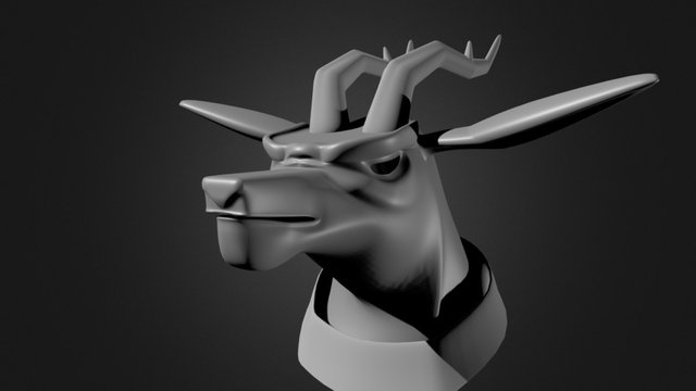 Deer Knight 3D Model