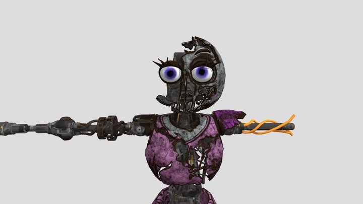 Ruin fnaf: Chica 3D Model