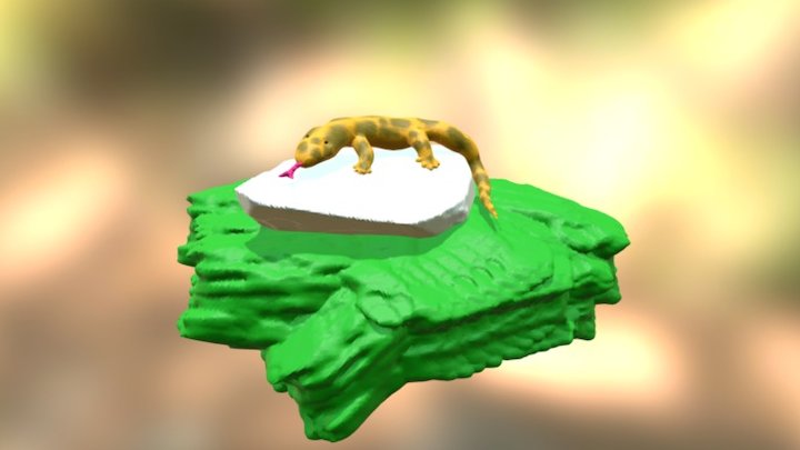 Leopard Gecko 3D Model