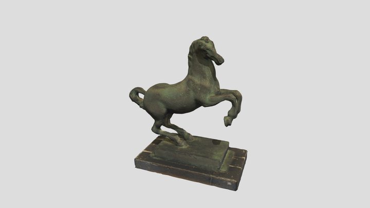 Horse statuette 3D Model