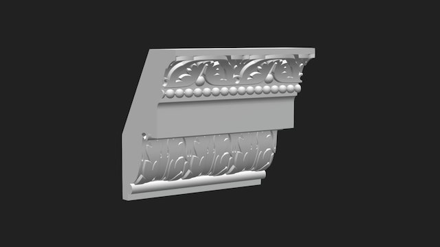 Cornice-A-assembled 3D Model