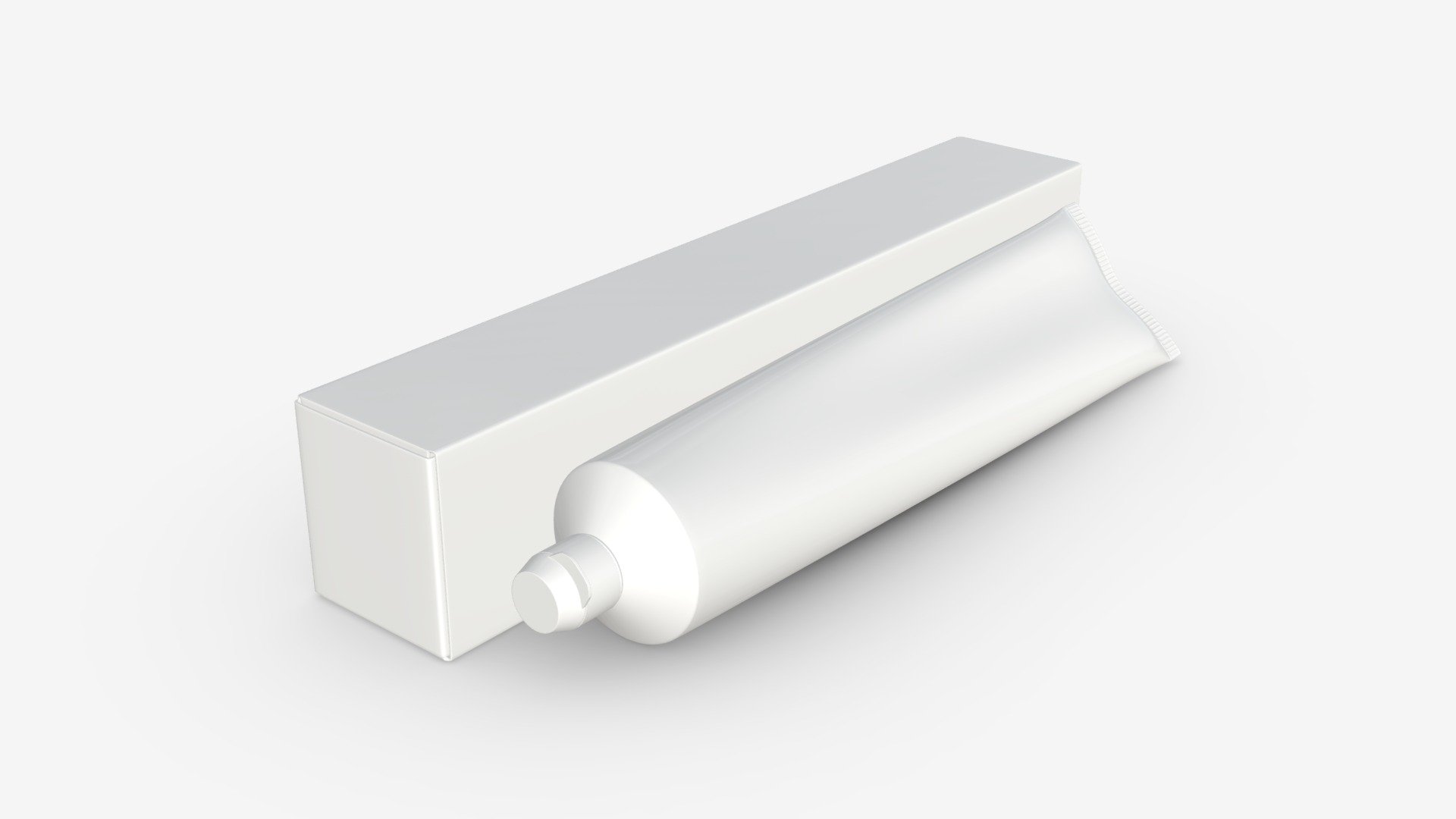 Toothpaste with box 01 Buy Royalty Free 3D model by HQ3DMOD