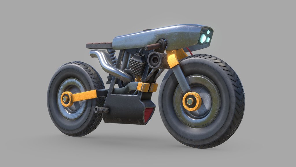 Cyberpunk Bike Concept Design