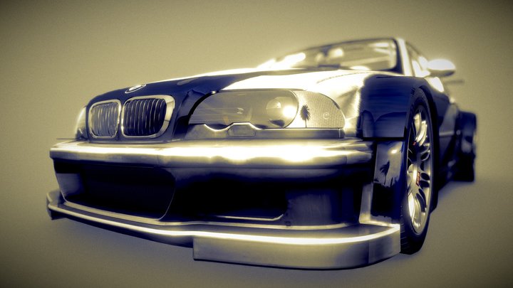 bmw m3 gtr NFSMW 3D Model