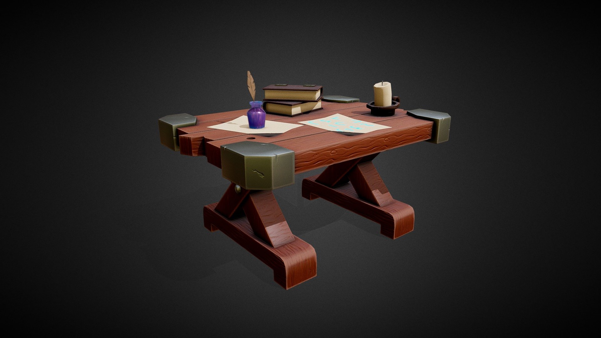 Stylized Table for Cooking