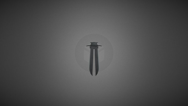 Ninja Sword 3D Model