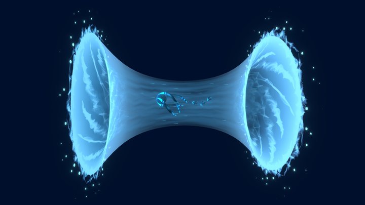 Swirl into wormhole 3D Model