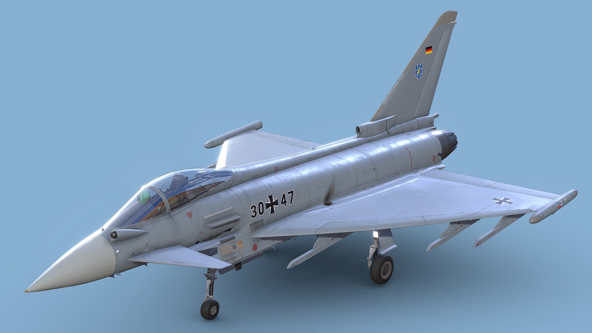 Eurofighter Typhoon - Fighter Jet - Free - Download Free 3D model by ...