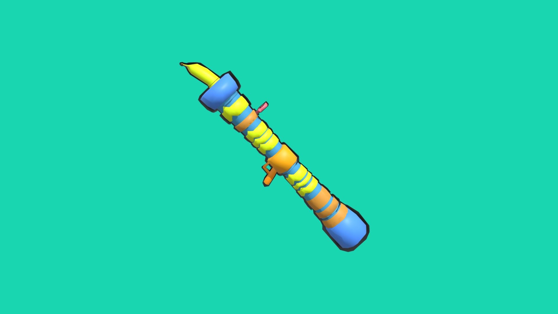 Banana Gun - 3D model by p0nda (@Xp0nda) [992c387] - Sketchfab