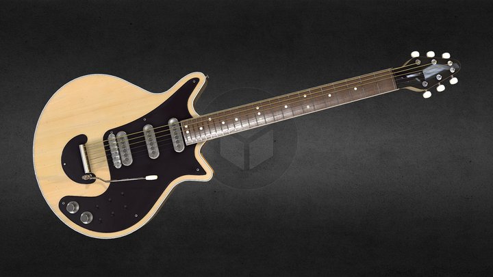 Brian May´s Red Special - John Birch 3D Model