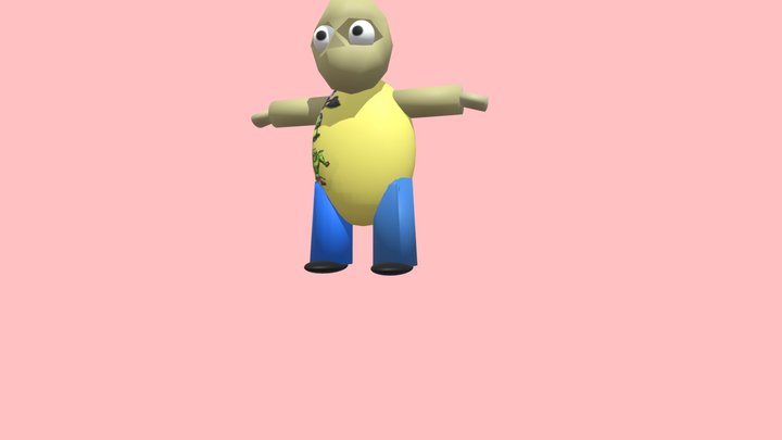 Fat_guy_rigged.dae 3D Model