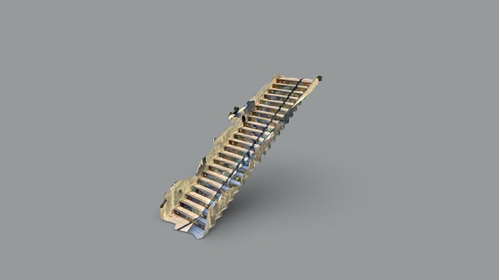 16th Avenue Tiled Steps San Francisco 3D Model